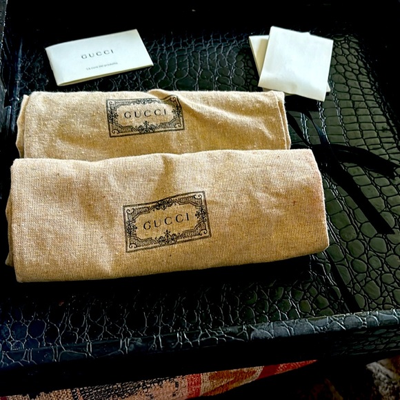 Gucci Silver Leather Sandal with Multi Colored Jeweled GG - Picture 5 of 8